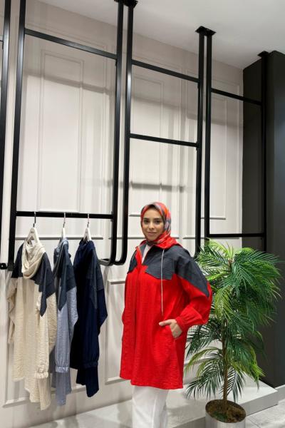 Kot Garnili Çilek Kumaş Kap Nar