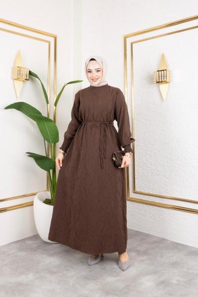 KRAŞ Elbise Kahverengi