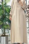 Kupra Elbise Bej