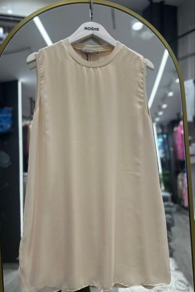 ÖNÜ ŞİFON İÇLİK Bej