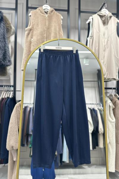 Oysho Kumaş Kadın Şalvar Pantolon Lacivert