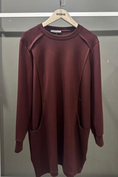 Kanguru Cepli Tunik Bordo