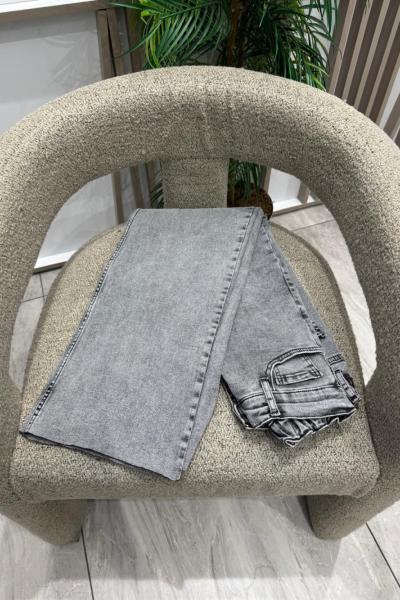 Full Likralı Beria Pantolon Gri