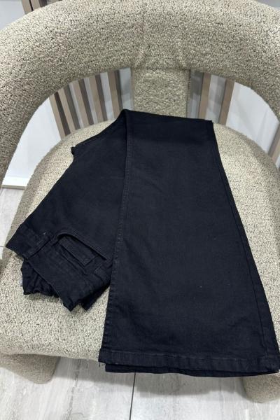 Full Likralı İspanyol Paça Pantolon Siyah