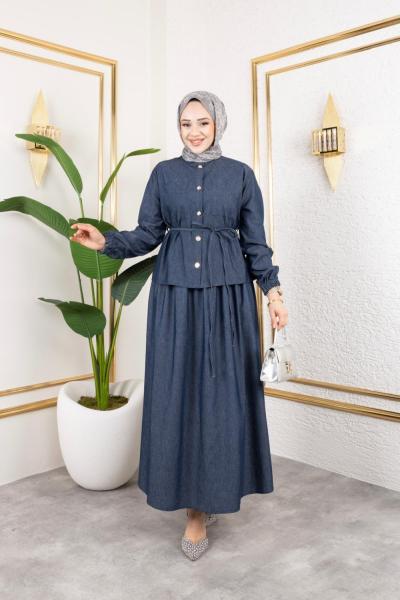 MARSEL Etekli Takım  Lacivert