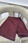 Oysho Bol Paça Kumaş Pantolon Bordo