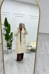 Biye Detaylı Mont Bej