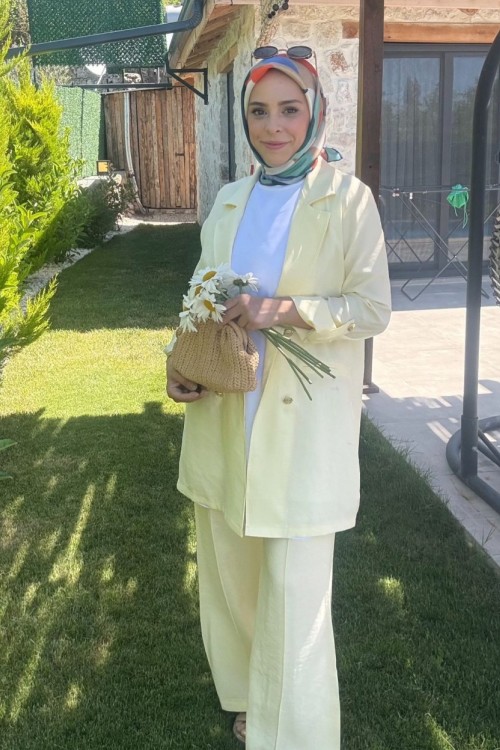 KUPRA CEKET TAKIM  Sarı