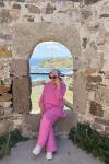 Keten ikili takım Pembe