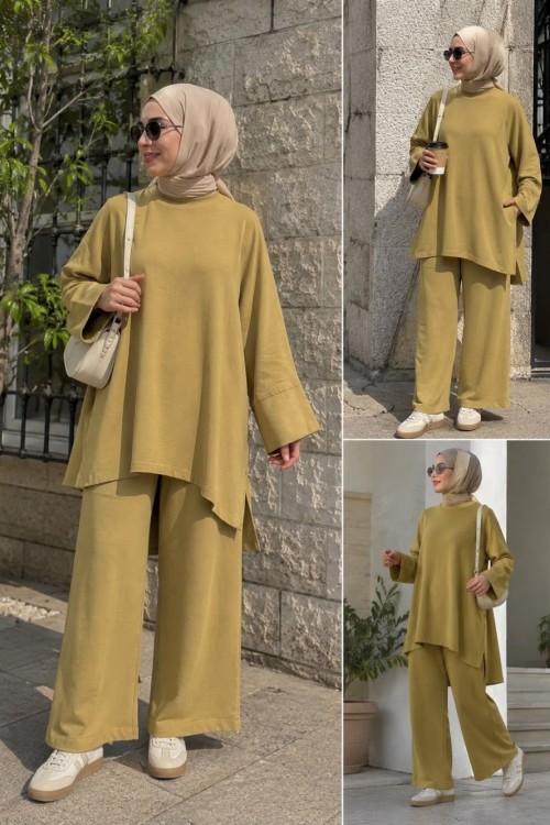Mabella Takım olive yeşili