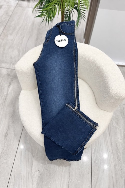Diego Full Likralı Kot Pantolon  Lacivert